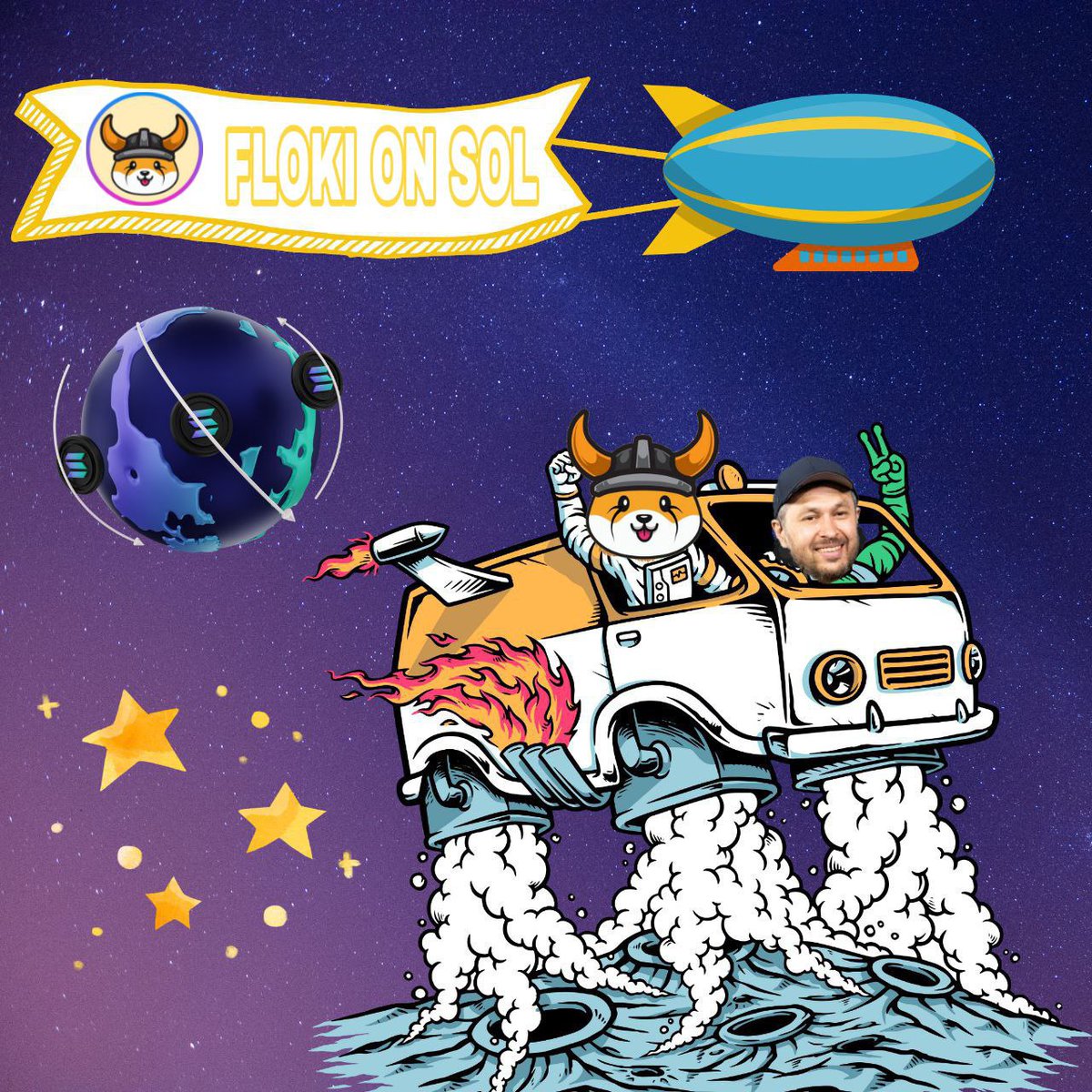 Floki on SOL tweet media