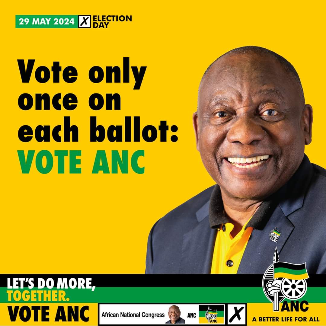 MatomeDikgale's tweet photo. #IamVotingANC 
#VOTEANC2024
#LeadUsRamaphosa https://t.co/yLD4supybc