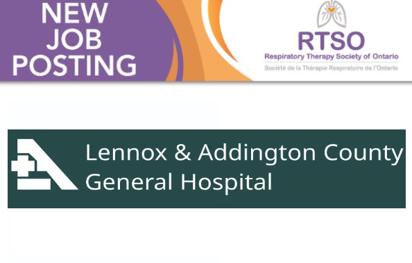 Lennox &amp; Addington County General Hospital is hiring!  Click link below for more details.

rtso.ca/lennox-and-add…

#rtso #respiratorytherapists
