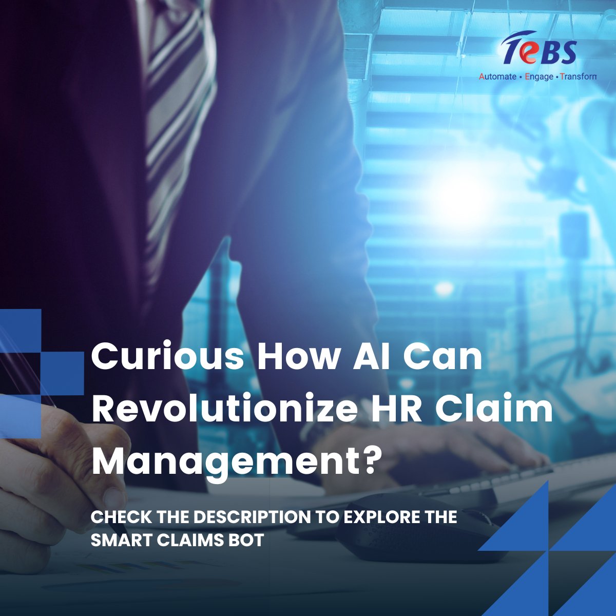 Stay one step ahead of the competition by leveraging AI-powered solutions to transform your HR claim management practices. Take your HR claims management to the next level with AI/ML and a smart claim bot from our blog; totalebizsolutions.com/blogs/revoluti… #HRClaims #HRManagement #Claims