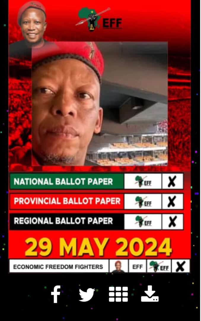 Good morning everyone, this is the day that the Lord has made, we will rejoice and be glad in it ⁦@EFFSouthAfrica⁩ ⁦@EFFGautengProv⁩ #voteeff