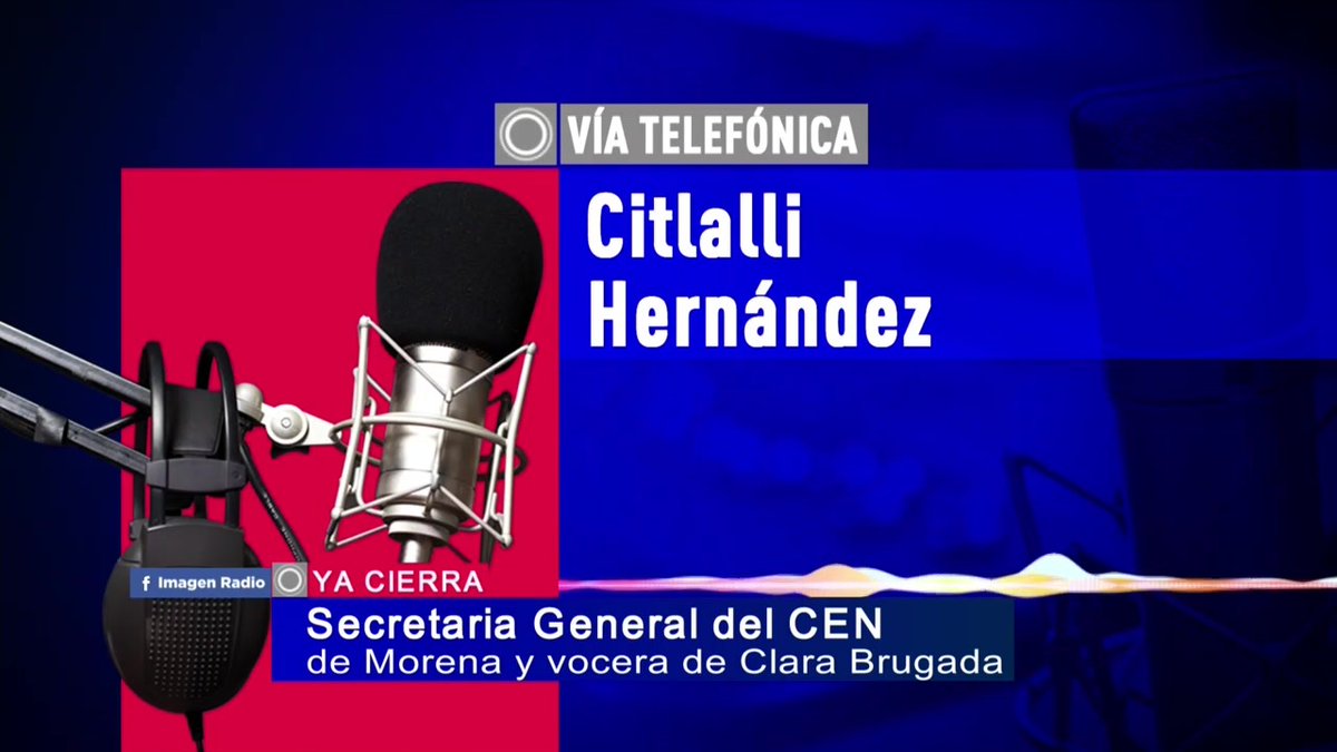 🟤 Rumbo al cierre de campaña de las candidatas Claudia Sheinbaum y Clara Brugada. Citlalli Hernández (@CitlaHM), Secretaria General del CEN de #Morena en #YaCierra con @YuririaSierra. n9.cl/fea23