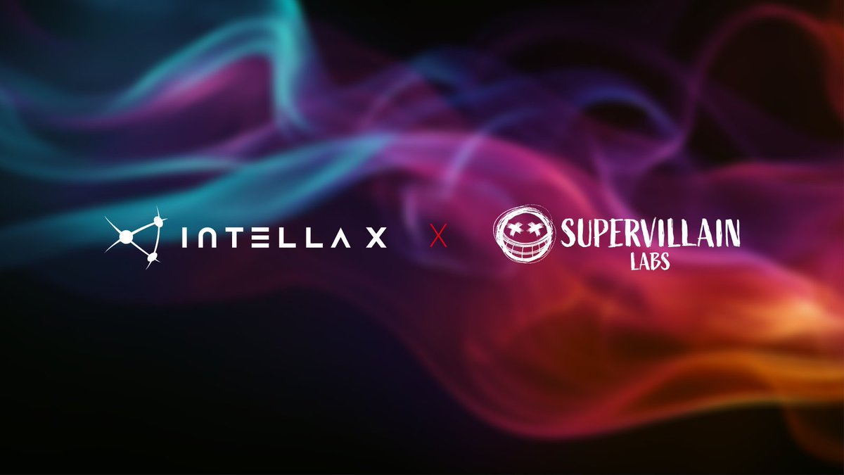 Intella X $1.5M Strategic Investment — Supervillain Labs😈 

We are thrilled to announce that Intella X has co-led
@supervlabs' seed raise with @AptosLabs!  

Supervillain Labs is a Web3 gaming studio that combines a deep understanding of gaming and the Web3 market with technical