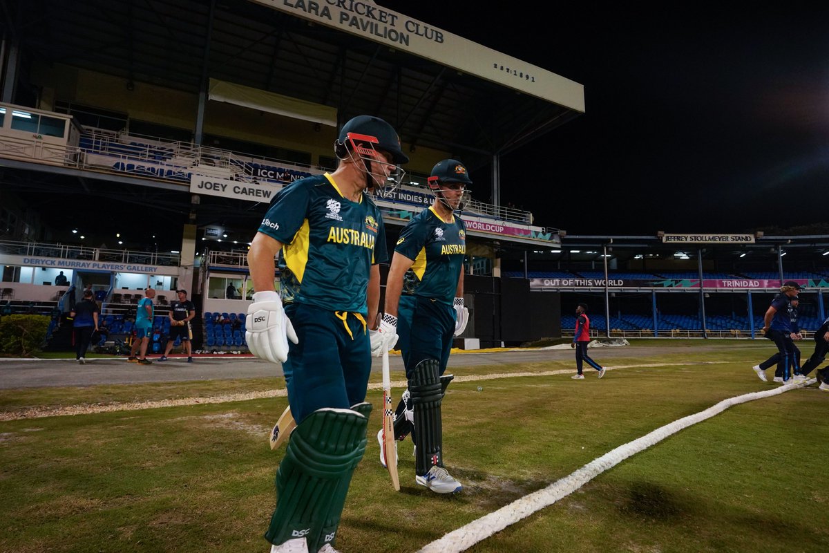 JonathanPHealy's tweet photo. A dominant performance from Australia in their opening warm-up fixture against Namibia prior to the start of the #T20WorldCup 🙌

https://t.co/B7XXTT0Eh3 https://t.co/3AJCVVMnEg