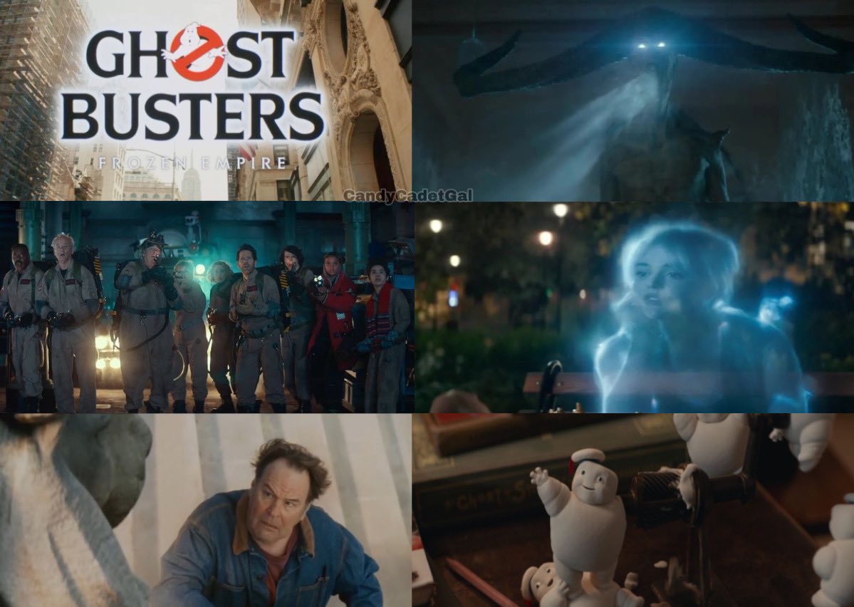 Updated Ghostbusters movies collages