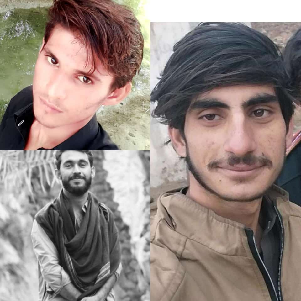 Last night at 2 o clock 3 czns were forcely abducted from Quetta Arif plaza. Wazeer baloch graduated from UOB Quetta, Farooq baloch and Shayhuq baloch both are fsc students.. Rise your voice for the save release of these students ...

#SaveBalochStudents