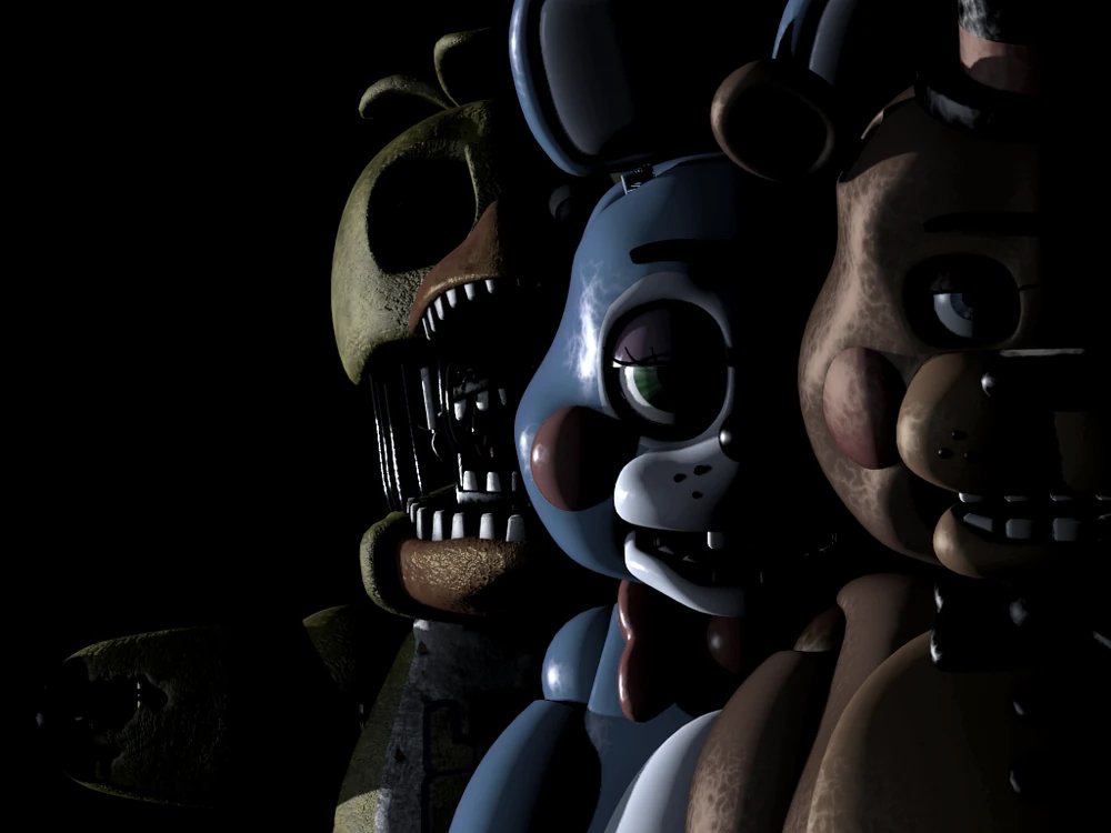 genuinely filled with such a sense of dread realizing years after release that Withered Chica is just fucking staring at you here with a single visible eye