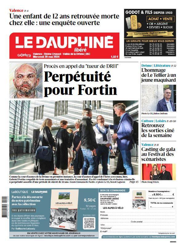 📰 Bonjour, voici la une de votre journal ce mercredi 29 mai. Très bonne journée à tous