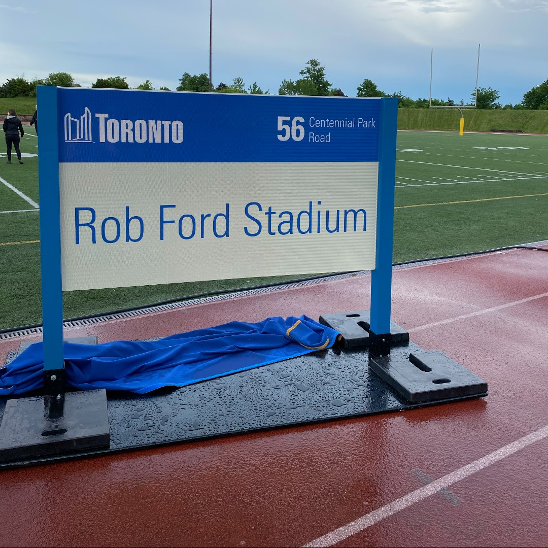 City of Toronto renames Centennial Park Stadium in memory of former mayor Rob Ford 

News release: toronto.ca/news/city-of-t…