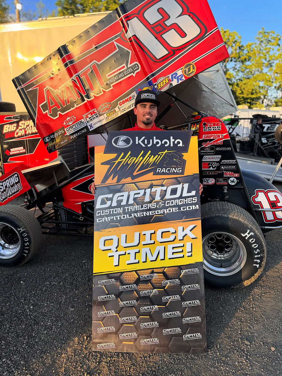That’s a wrap on @CapitolRenegade Qualifying! Flight 🅰️ — @BradSweetRacing led the way at 11.848 seconds aboard the @KKRDirt machine. Flight 🅱️ — @Justin_Peck5 topped the charts at 11.939 seconds in the @BuchSprint13 ride.