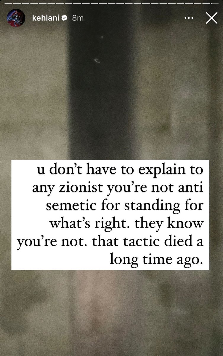 melanch0lypali's tweet image. Exactly Kehlani! 

Anti-Zionism ≠ Antisemitism, and we shouldn’t have to explain that to y’all every time.