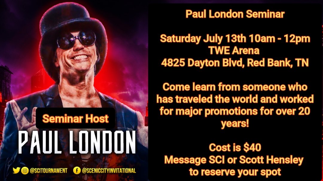 Paul London Seminar! A lot to learn here, a great chance to network, AND we are offering at least one standout from the seminar a match at @WrestleACTION1 Futures!