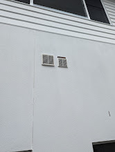 getchecka's tweet photo. Minor issues I caught while I was inspecting. Poor paint coverage on the façade. Inappropriate sized cover on ventilation holes. Expansion joint that is unevenly filled and too wide by national standards :) House was marked ready for handover. #building #construction #newhome https://t.co/LKoU9G0iKE