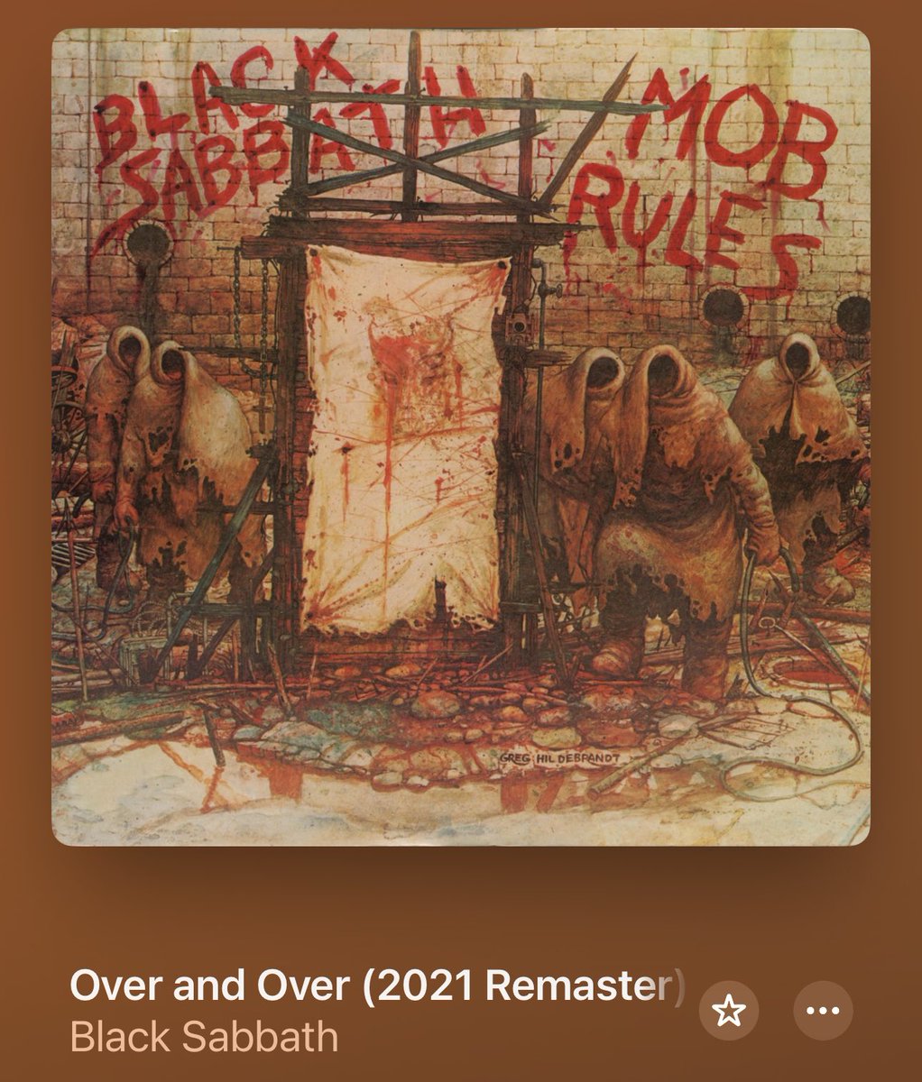 What’s your favourite Black Sabbath deep cut? Me: ‘Over and Over’, Mob Rules You?