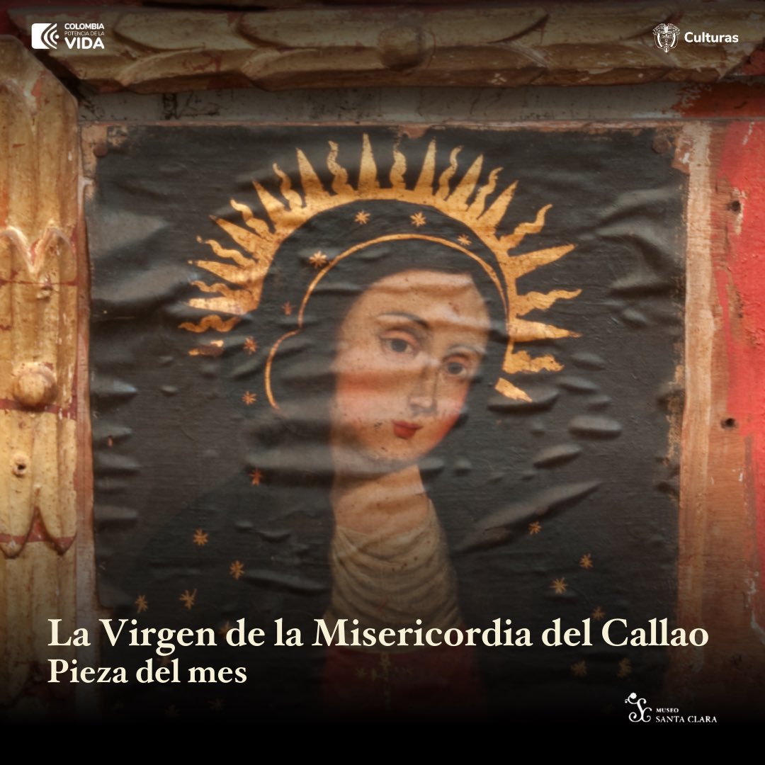 MIStaClara's tweet photo. ¡No te pierdas nuestra pieza del mes! 👇🏾
🖼️ La Virgen de la Misericordia del Callao
😀 Pieza anónima
🖌️ Óleo sobre tela
🗓️ Siglo XVII
¿La conocías?
#ArteAnónimo #misericordiadelcallao #SigloXVIII #PiezaDelMes #museos #museocolonial #patrimonio https://t.co/phFGOAjhaI