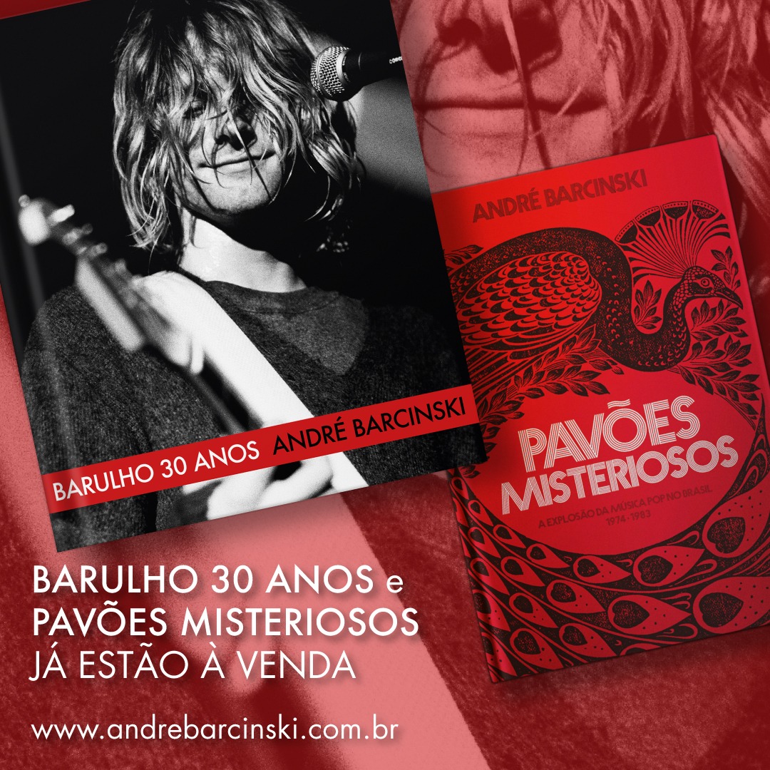 Meus livros 'Barulho 30 Anos' e 'Pavões Misteriosos', ambos em edições de luxo e ampliadas, podem ser adquiridos num combo com R$ 50 de desconto e frete grátis. Saiba mais: terrenoestranho.com.br/loja