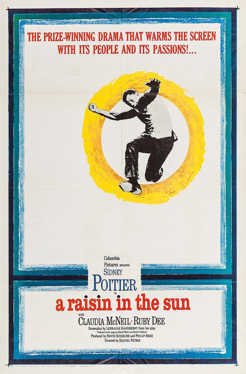 NathanFrancis__'s tweet photo. “I want to fly! I want to touch the sun!"

🎭🎞️#OTD in #Film #History 29 May 1961, #DanielPetrie's adaptation of #LorraineHansberry's Broadway hit A RAISIN IN THE SUN, starring #SidneyPoitier, #RubyDee, and #LouisGossettJr, opened across the 🇺🇸 https://t.co/Kj2QkKLN7V