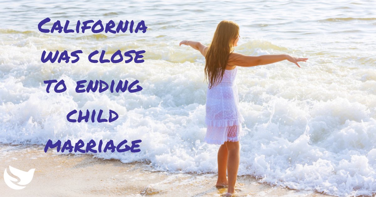 California was close to ending child marriage. That was until Assemblymember Ash Kalra, D-San Jose, last month demanded amendments that would have gutted a bill to end the practice before he would give the legislation a hearing in the Judiciary Committee. <a href="/UnchainedAtLast/">Unchained At Last</a>