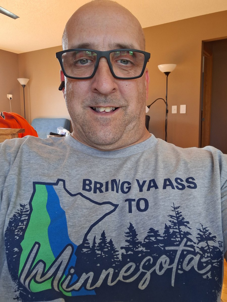 Thanks to <a href="/SotaStickTom/">SotaStickTom</a> and his JIT delivery of this gem of a shirt! K <a href="/Timberwolves/">Minnesota Timberwolves</a>, y'all are now officially notified you can start winning and bring their @$$ BACK to MN! Let's Go!!