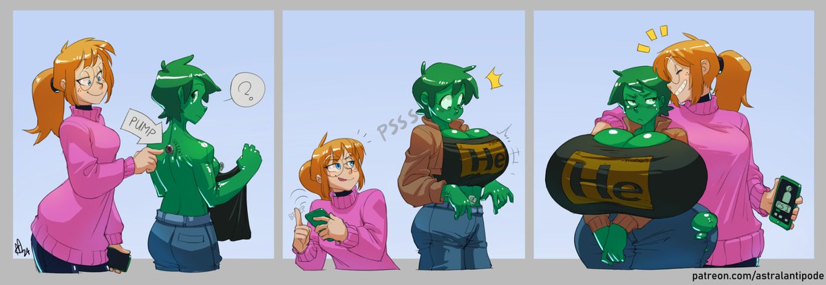 astralantipode's tweet photo. what's a little fun between friends.

feat @Tinmible with their hand on the remote. (if there was a Helium shirt like that available I'd buy it) https://t.co/QviJs6W38W