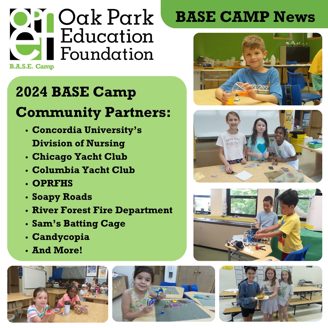 Did you know? We partner with many local organizations and businesses to bring the best STEAM BASE Camp offerings in town!  You can still find open camps for your summer camper here: opef.org/summer-base-ca…