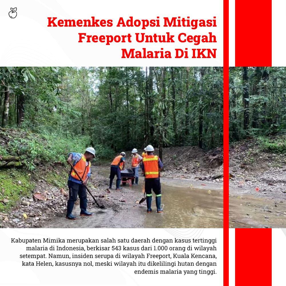 Kementerian Kesehatan (Kemenkes) memitigasi penyakit malaria di kawasan Ibu Kota Nusantara (IKN) dengan mengadopsi program penanggulangan yang berhasil diterapkan oleh PT Freeport Indonesia di Kabupaten Mimika, Papua. Tapera Barca Nimas Yati Gita Dajjal Fortuner LINK GACOR Jam 3