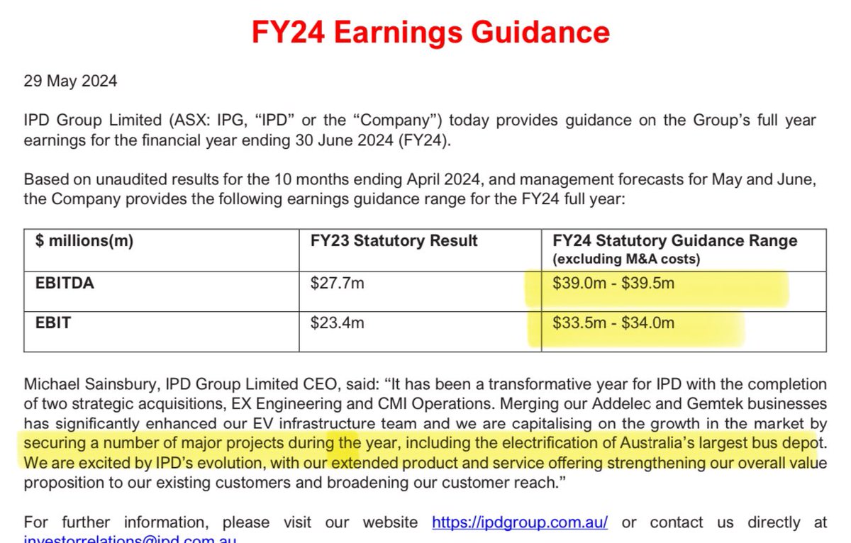 $IPG $IPG.AX Guidance inline, major contracts in discussion, although I wish its data centre related instead of bus depot 😅