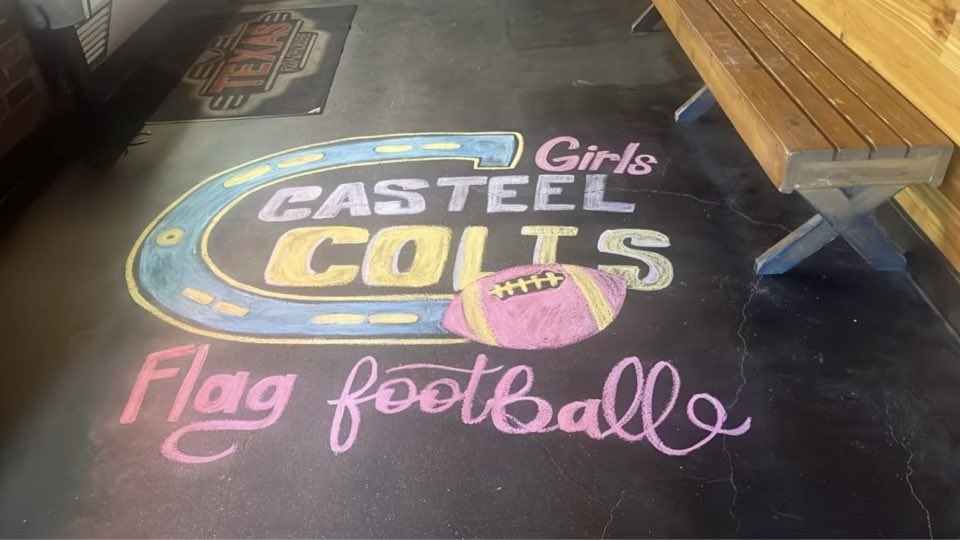 Thank you Texas Road House on Gilbert road for supporting Casteel Girls Flag Football #girlswhoplay🏈