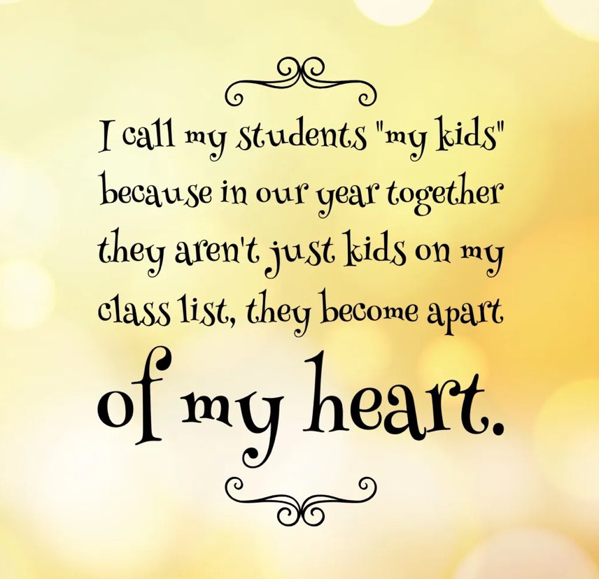 I also want to give a shout to my very first kindergarten class (my first year of teaching) They are all entering into their Freshman year of high school in the fall 🥲😭❤️ #OhTheMemories #ILoveMyStudents