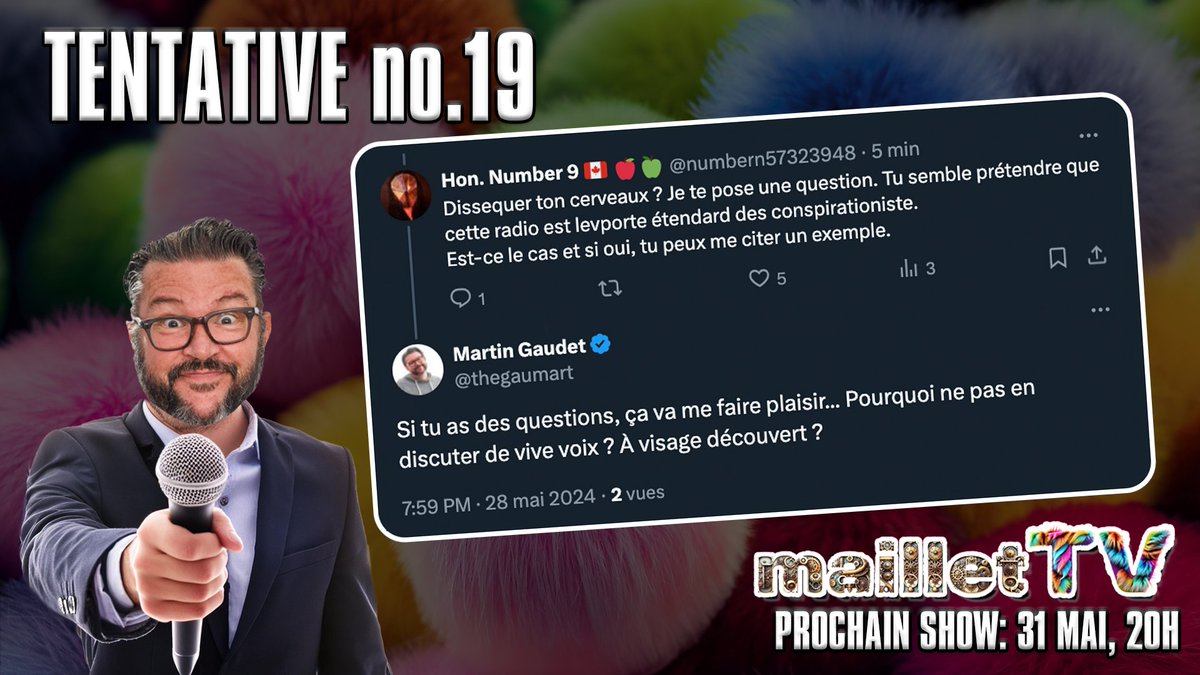 Tentative #19:
Je donne ma parole que je serai le reflet de la courtoisie et du civisme que l'on démontrera à mon endroit.
#maillettv #conversation