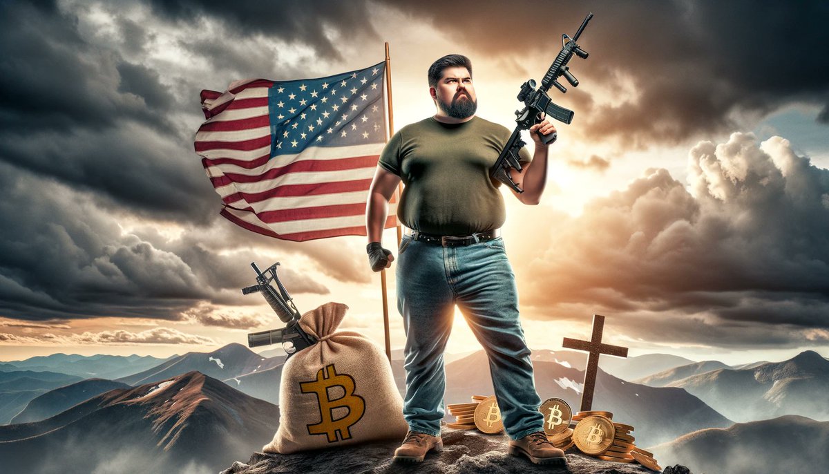 God, guns, and cryptocurrency – the holy trinity of freedom! 🇺🇸✝️🔫🔒 Stay strong, patriots, and protect your faith, your family, and your finances with the power of Bitcoin and other cryptos! #FaithFamilyCrypto #PatriotPride 🚀💪