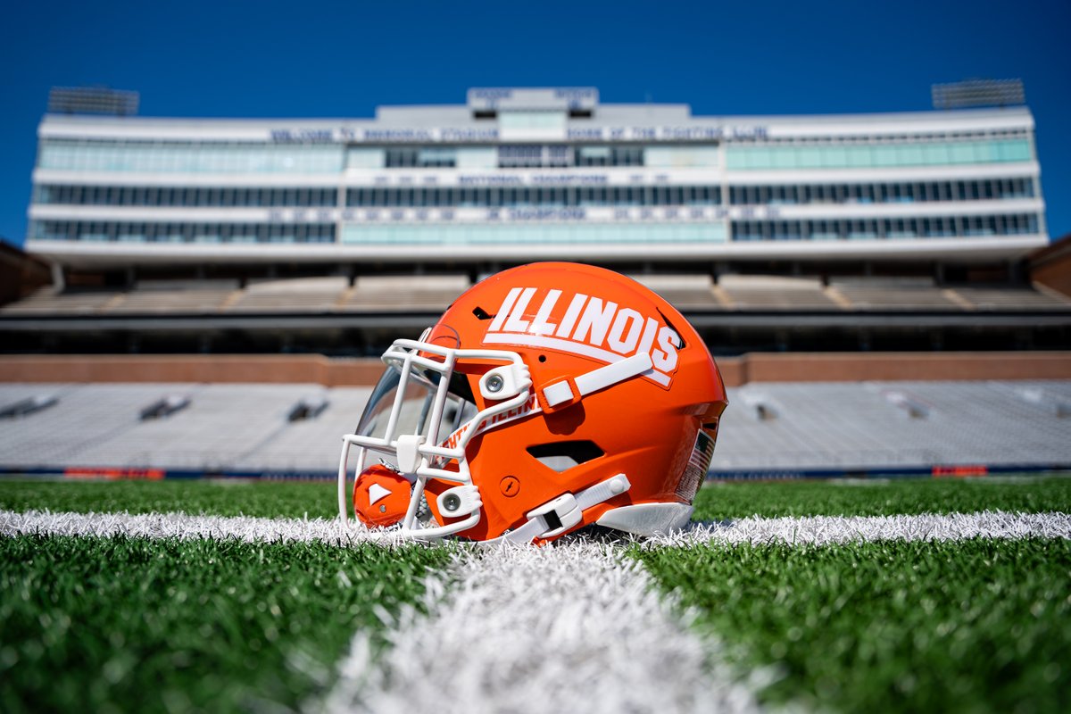 Something special for the 100th. This year, for the 100th Anniversary of Memorial Stadium’s dedication, we will feature different eras on our helmet design. #Illini // #HTTO // #famILLy