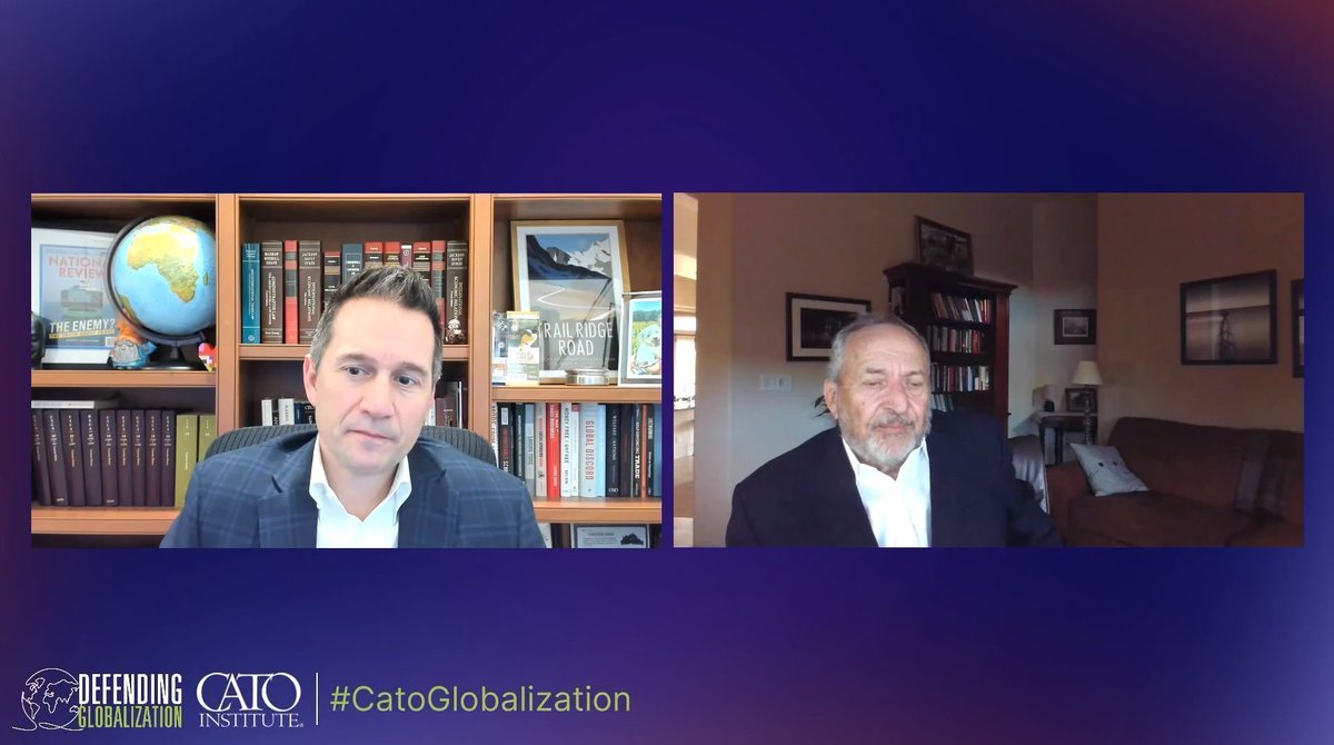 WATCH: @scottlincicome and @LHSummers discuss the future of globalization and US international economic policy... cato.org/multimedia/cat… #CatoGlobalization