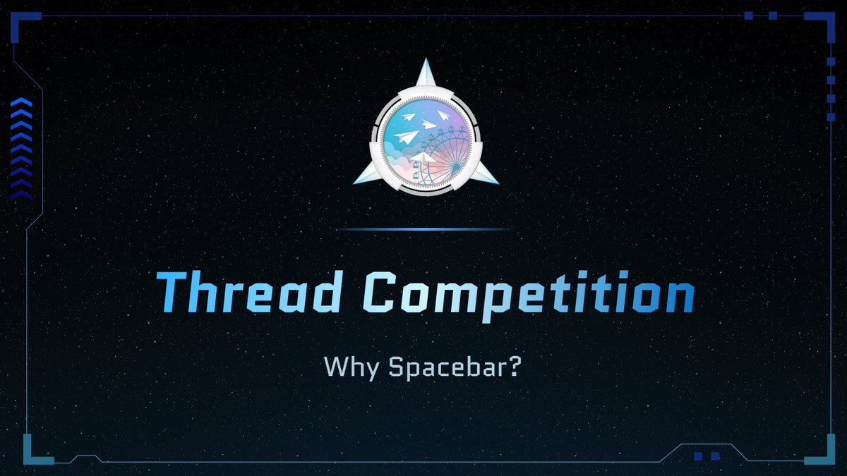 Thread Competition
​
To celebrate the third batch of @Blast_L2 Gold distribution, we're kicking off another Thread Competition.
​
Share why you chose to play on Spacebar and what you like about it. If there are any expectations you have from Spacebar, mention them too (Golds are