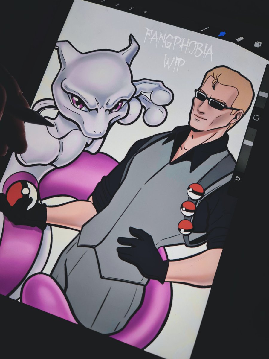 I rematch the pokemon movie recently and I feel like Mewtwo and Wesker would be the dream team 👀