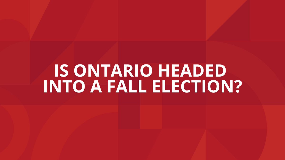There's increasing evidence that Ontario might be headed for an election this fall. Here's why I think that's a strong possibility and what Ontario Liberals should do to prepare. #onpoli theresa-lubowitz.medium.com/is-ontario-hea…