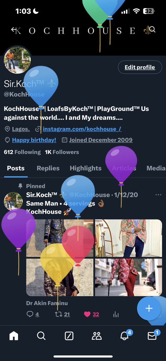 KochHouse's tweet photo. Balloons today because he’s kept me.
Grateful for everything around me ⚜️ https://t.co/AmlT6F5jLq