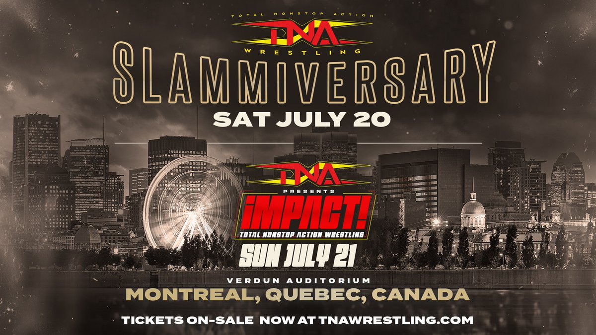 #TNASlammiversary Opening Weekend Ticket Sales Are The Most In 10 Years

Read more: tnawrestling.com/2024/05/28/sla…