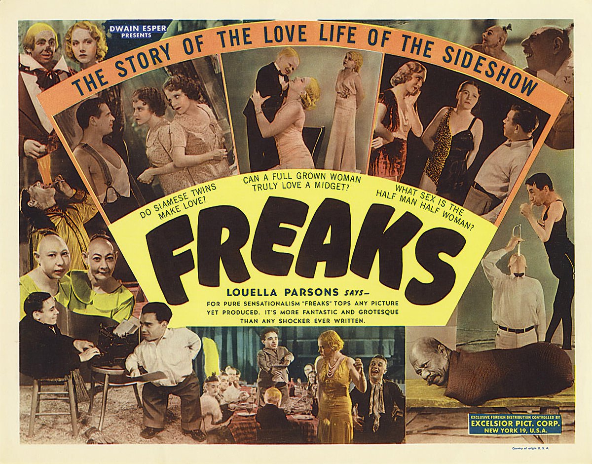 XmxHowes's tweet photo. Classic Movie Posters for sale https://t.co/frcPdFHAo1 #Freaks1932 #oldMovies #Blackandwhitemovies #1930sFilms #Disabled #Circus #wallart https://t.co/IqucfKdDwt