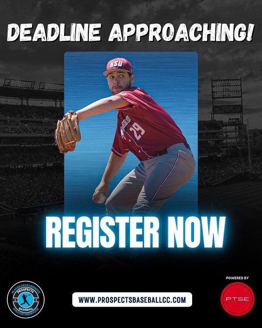 Final week to register!! Don’t miss out on the opportunity of the summer!!
Registration link below:

prospectsbaseballcc.com
