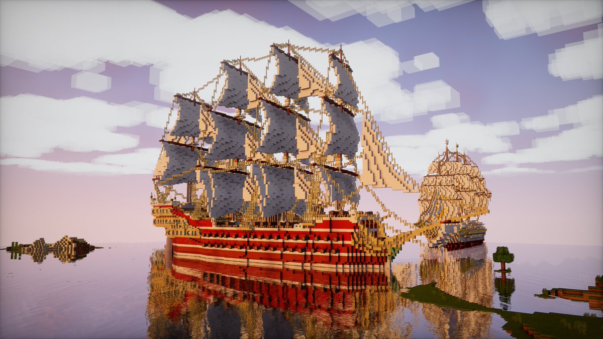 One more ship to list, this one is from the maritime fleet, and the chickens in the water look like ducks LOL⚓️🚢#minecraft #minecraftbuilds #builder #minecraftinspiration