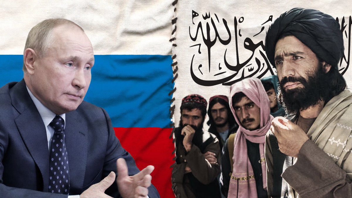 🇷🇺 President Putin says Russia will establish relations with the Taliban.