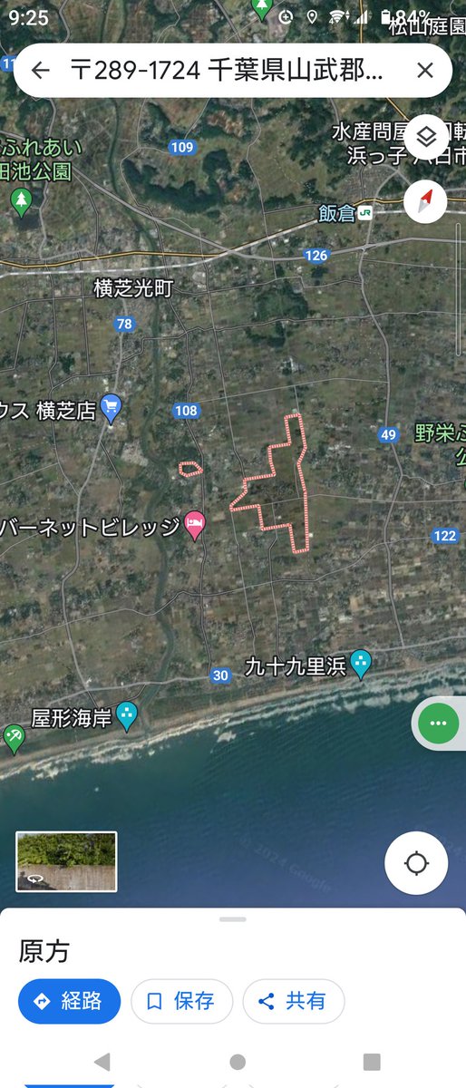 迷子のワンちゃんが千葉県横芝光原方で保護です