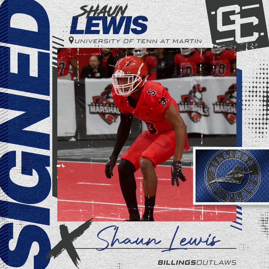 Congratulations to our #TGCathlete DB Shaun Lewis for signing with the Billings Outlaws of the AFL. Shaun will bring the ability to play man to man or go zone in the secondary for Billings. #thegridironcrew #AFL #billingsoutlaws #ironmanfootball