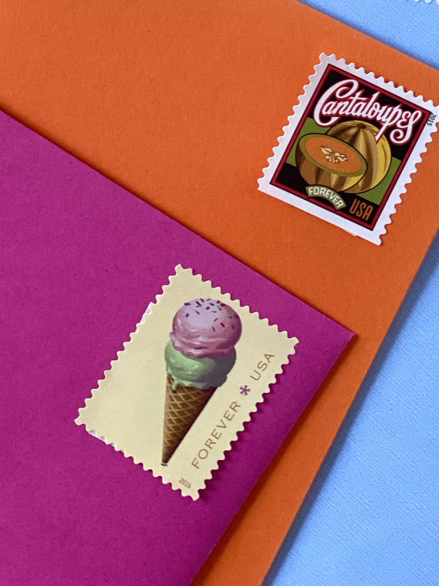 Summer heat calls for summer stamps! #usps #postagestamps 🌞🔥👙