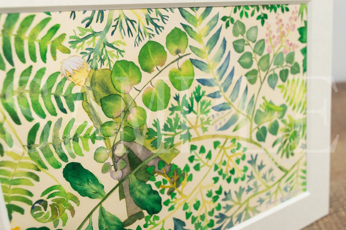 蟲師 推しちゃれ くじ Wチャンス 高精細複製画キャラファイン