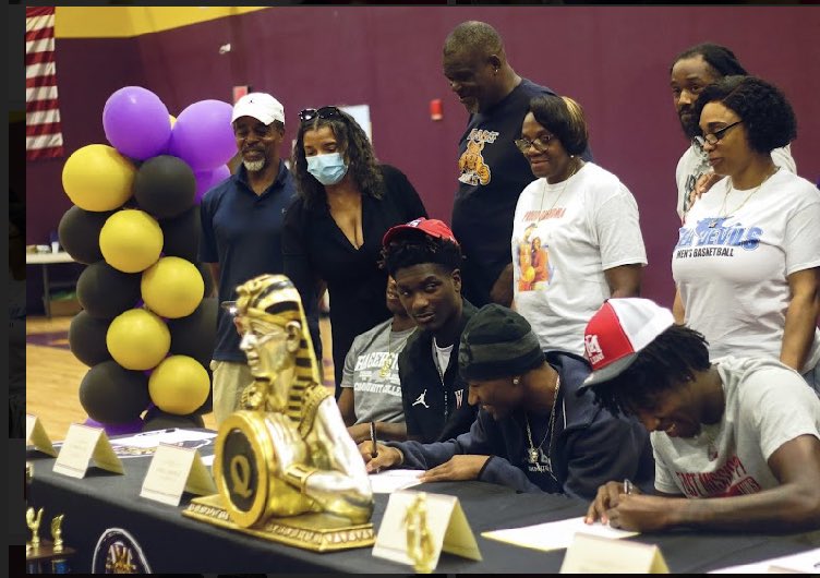 I would like to start by thanking everyone I have crossed paths with along my journey and I appreciate everyone who have supported me through the process with that being said I’m blessed to be signed to cape fear community college🙏🏽