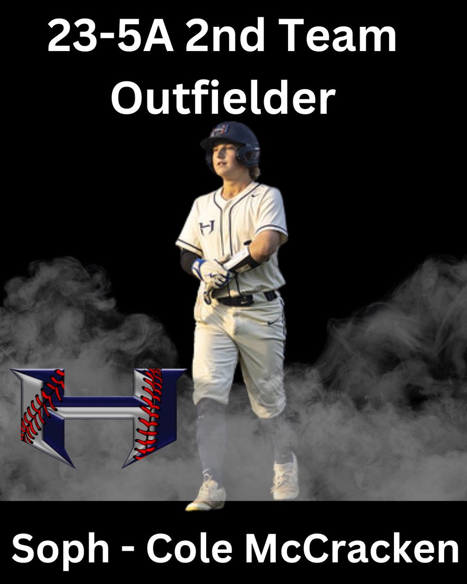 Congrats to Cole McCracken for being selected as 2nd Team Outfielder