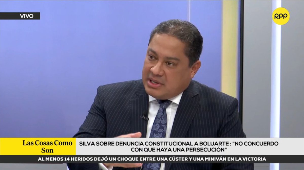 🔴#EnVivo: Fernando Silva, abogado constitucionalista, sobre denuncia contra presidenta Dina Boluarte: 'No concuerdo con que haya una persecución'.

📺 ► Movistar 10 - 710 HD
▶️ Mira la Playlist de #LCCS ► youtube.com/playlist?list=…