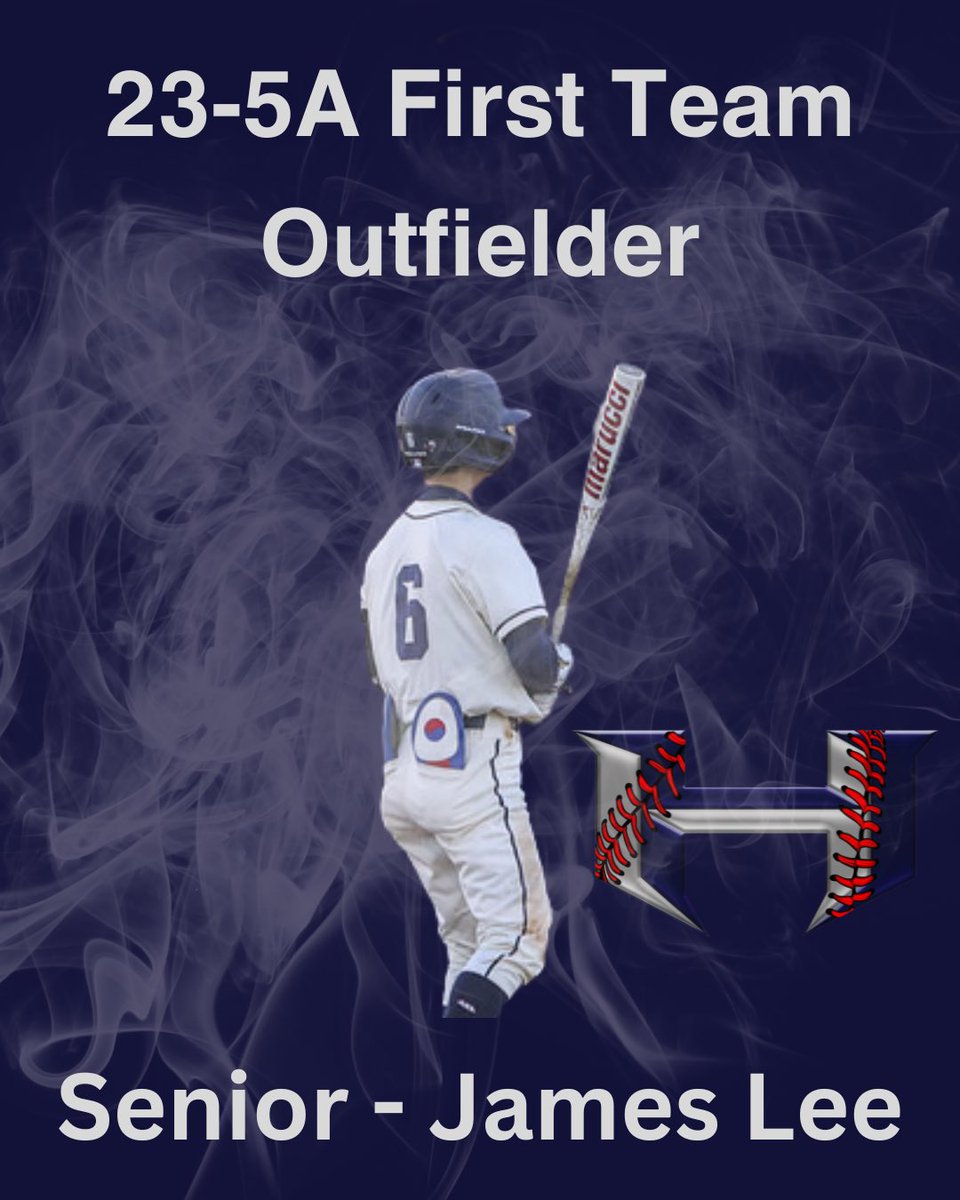 Congrats to James Lee for being selected as 1st Team Outfield #noflyzone